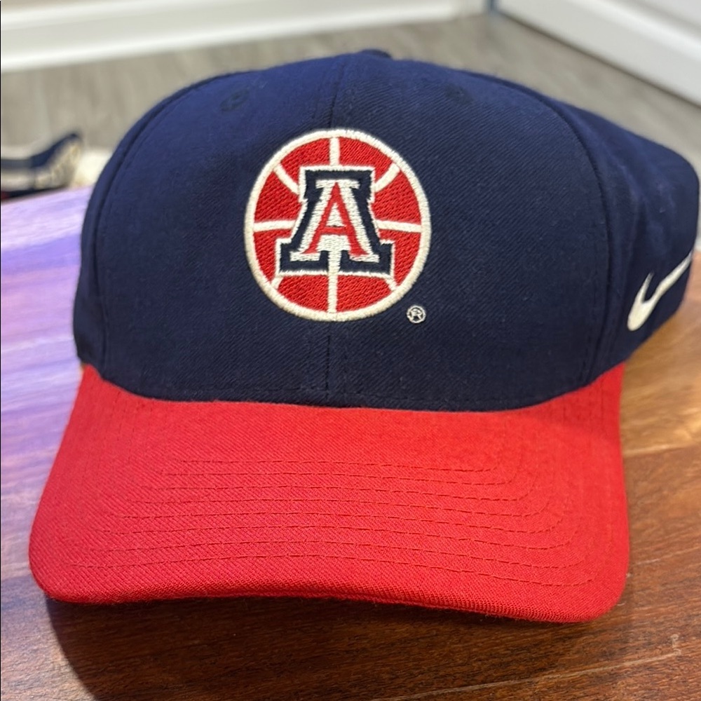 Nike Navy and Red Cap with Emblem